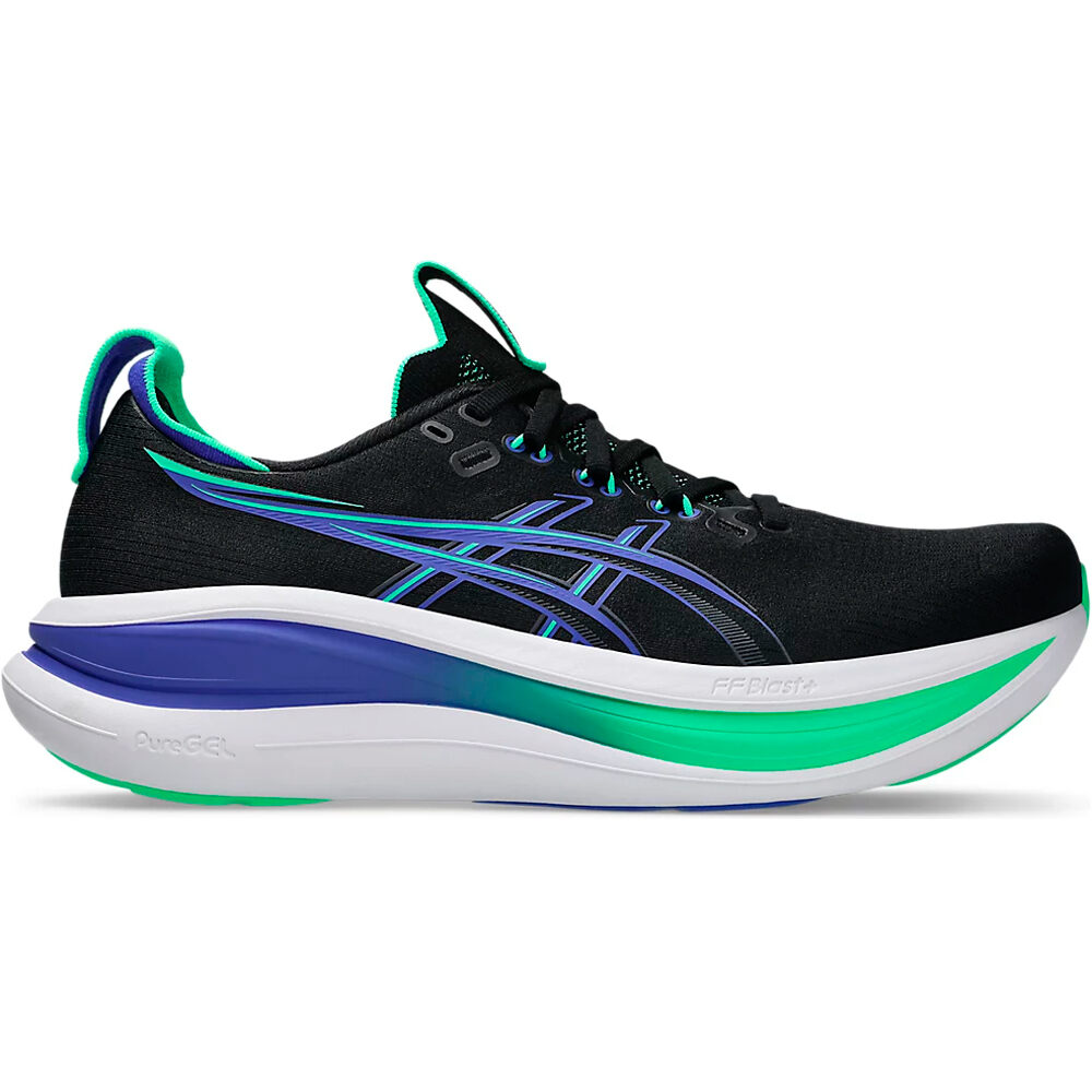 Gel-nimbus 28 zapatilla running hombre Negro (43,5)