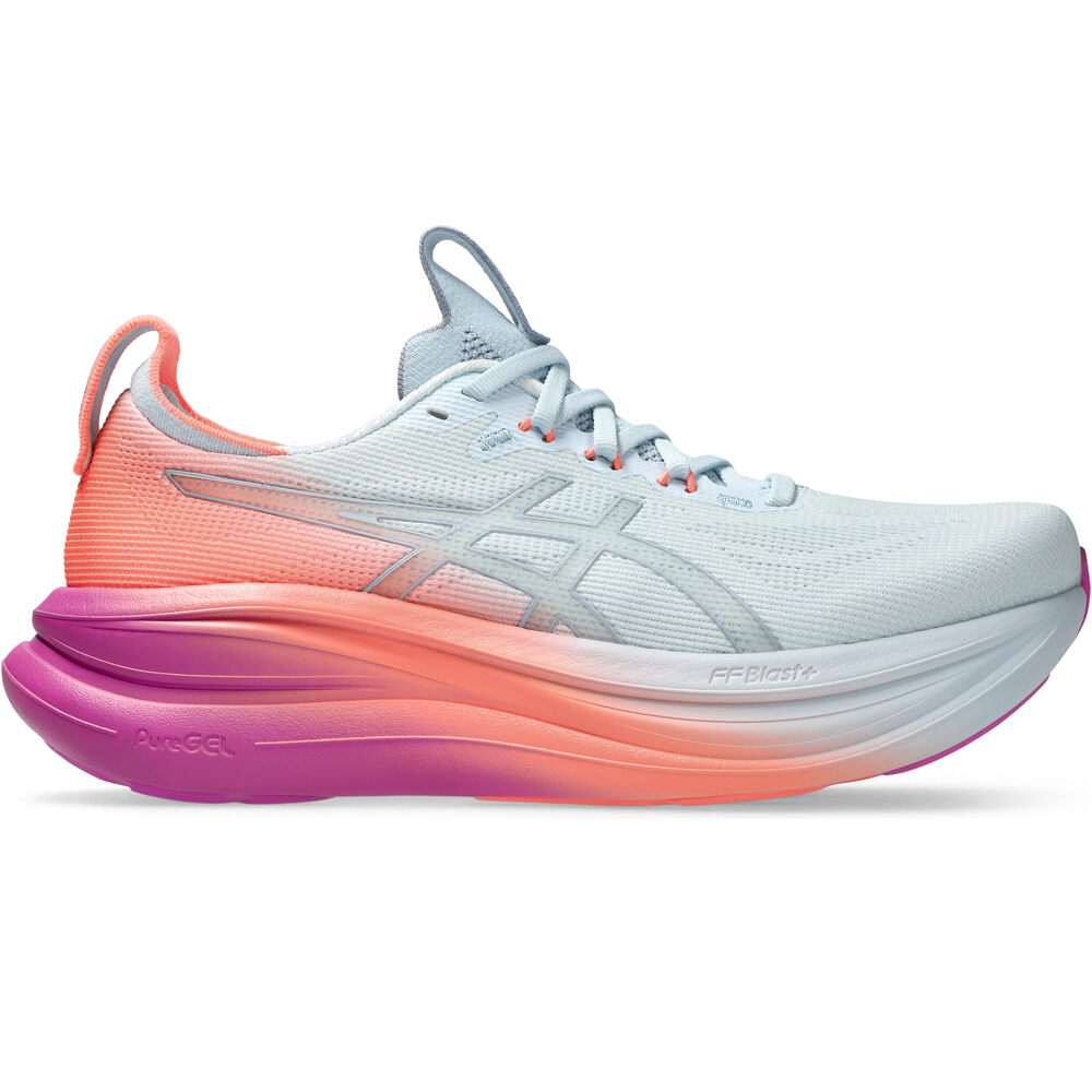 Gel-nimbus 28 zapatilla running mujer Gris (39)