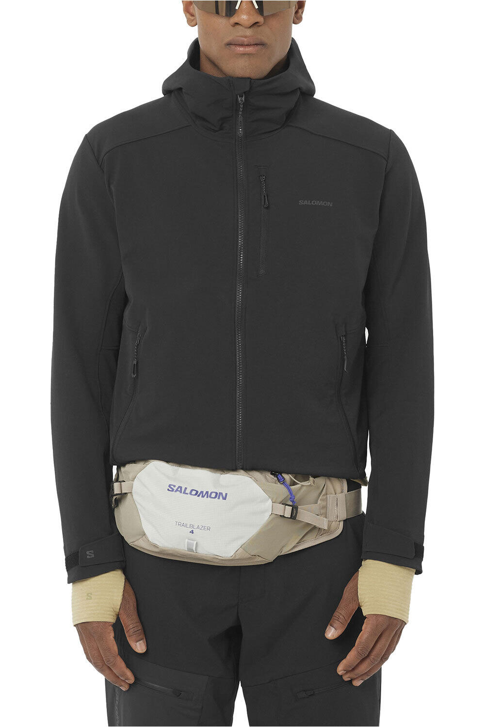 Outpeak chaqueta softshell hombre Negro