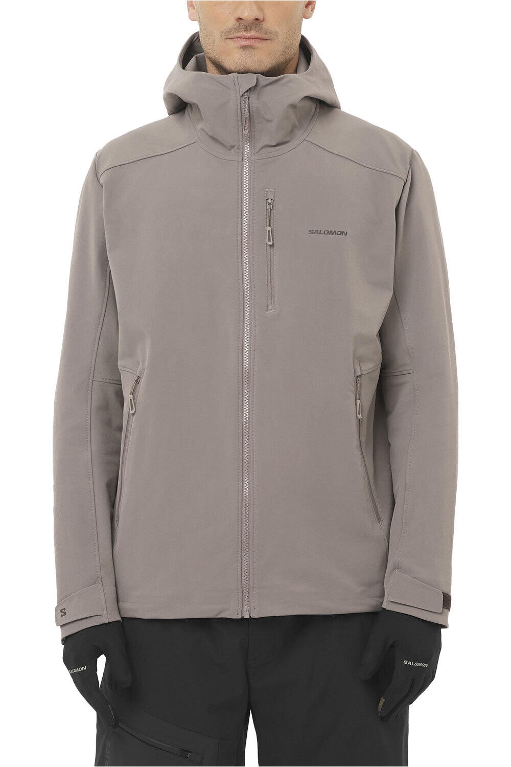 Outpeak chaqueta softshell hombre Negro (XL)