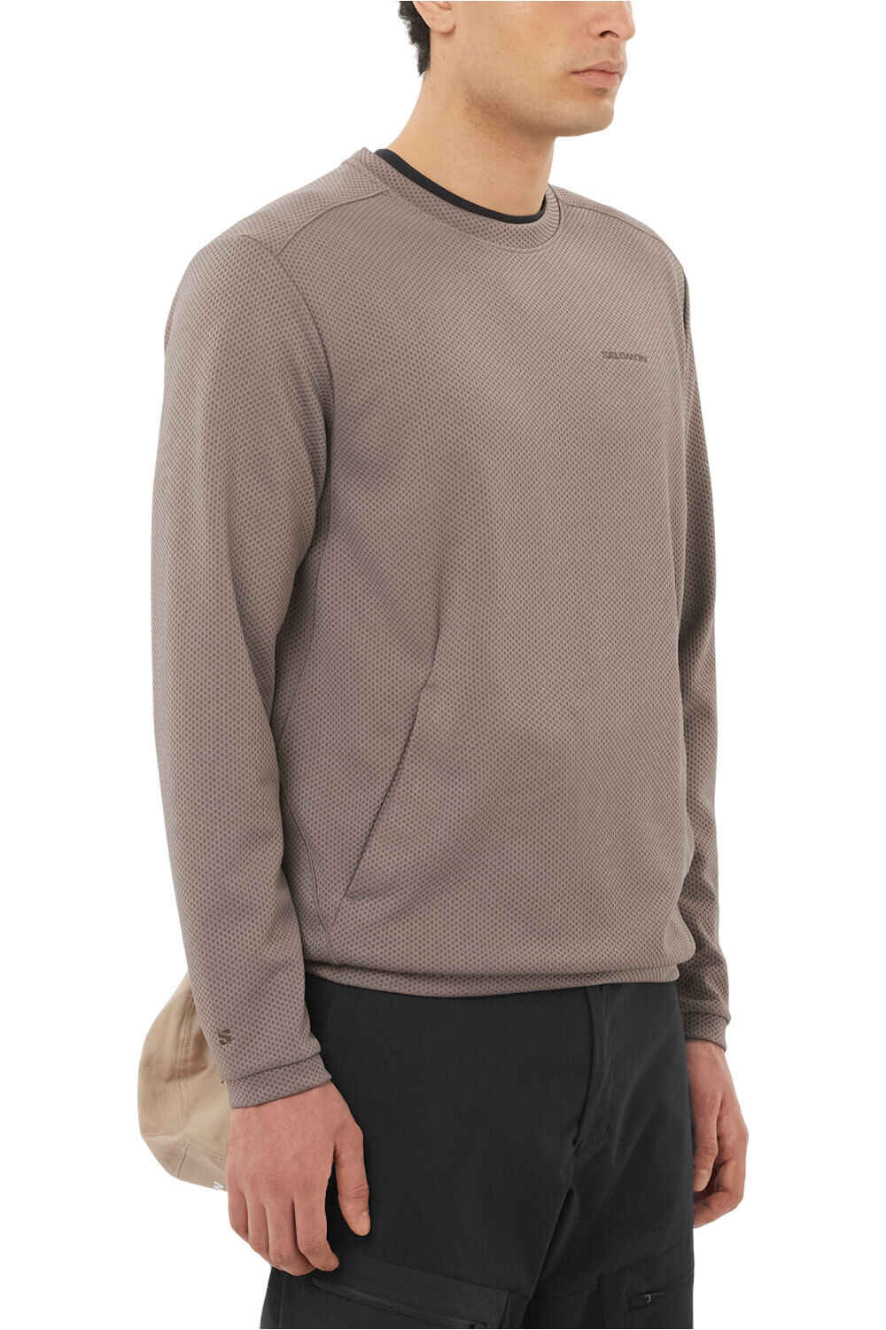 Motomesh Sudaderas Montaña Hombre Negro (XL)