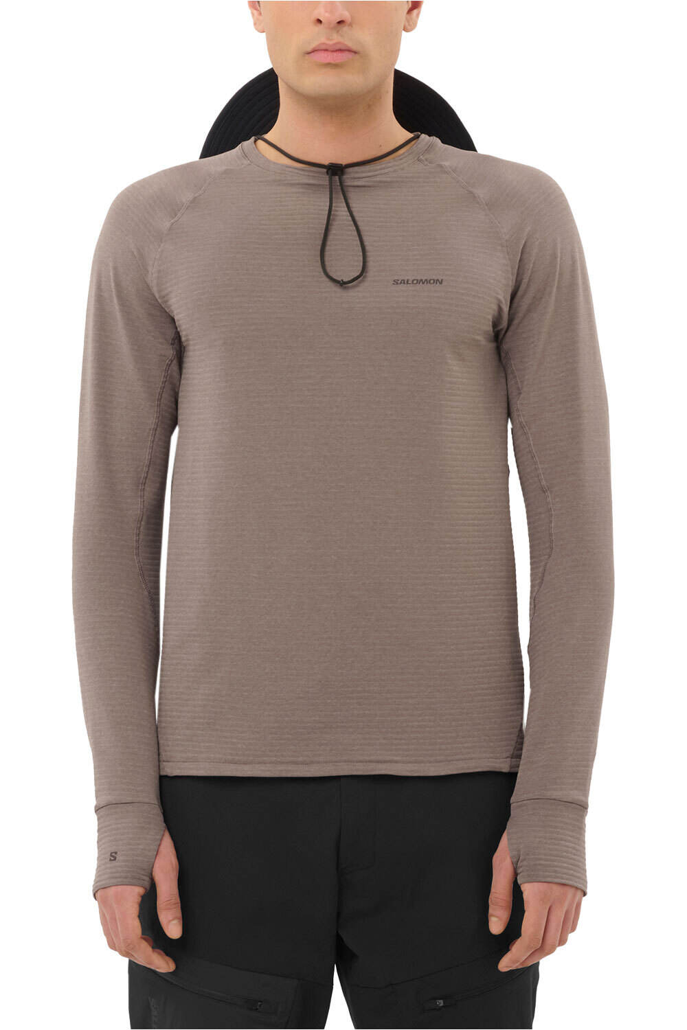 Sntial lightwarm cn Sudaderas Montaña Hombre Negro (XS)