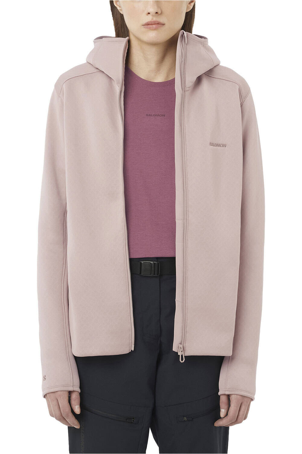 Outline warm forro polar mujer Marron (L)