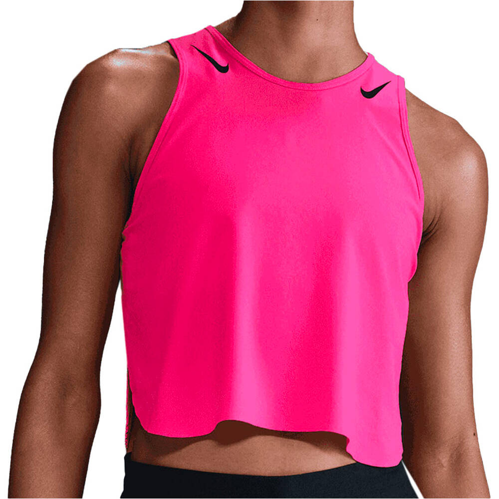 Dri-fit adv aeroswift camiseta técnica tirantes mujer Rosa (XL)
