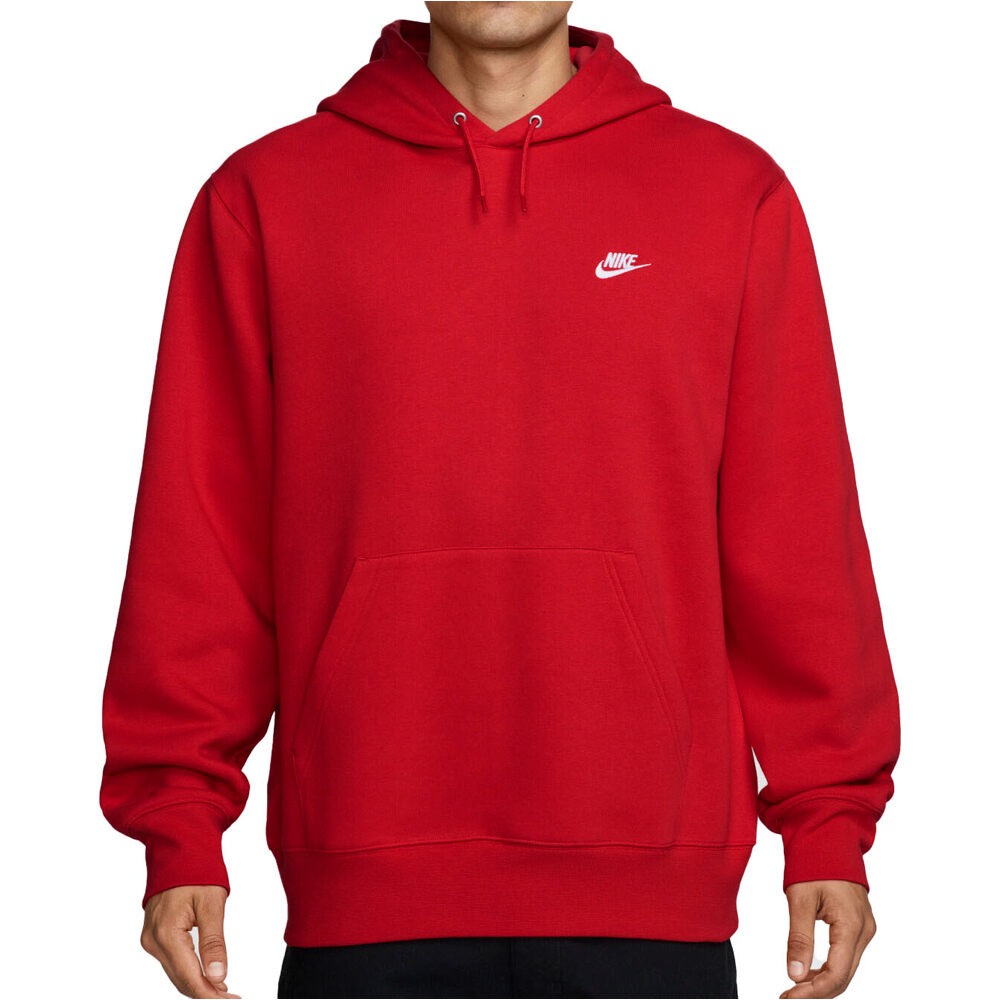 Nike club sudadera hombre Rojo (S)