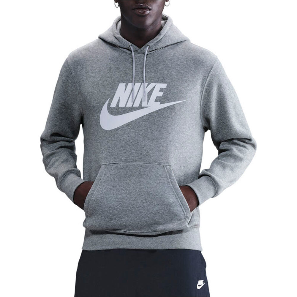 Nike club sudadera hombre Gris (M)