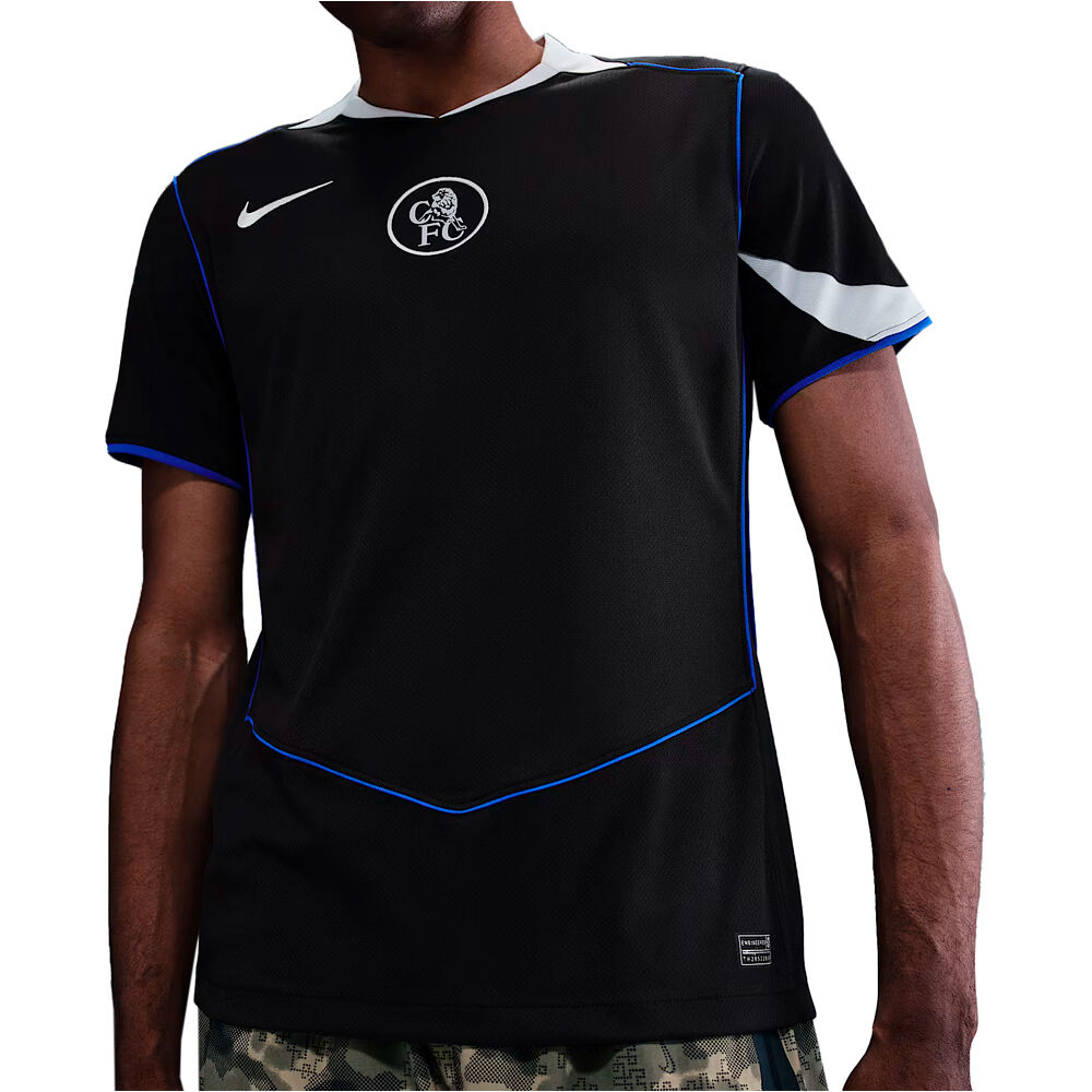 Chelsea 25/26 tercera equipacion camiseta de fútbol oficiales Negro (XS)