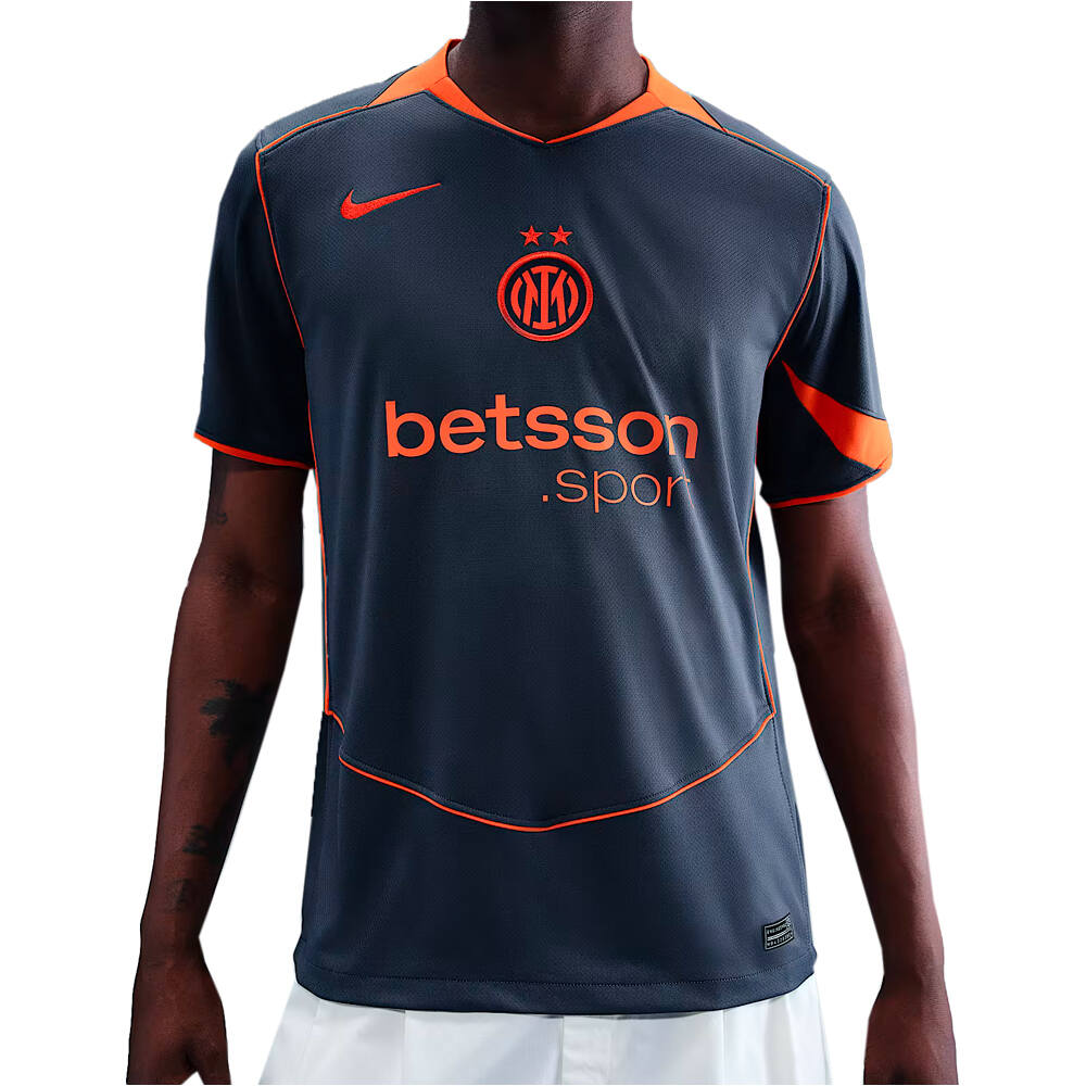 Inter de milan 25/26 tercera equipacion camiseta de fĂștbol oficiales Azul (M)