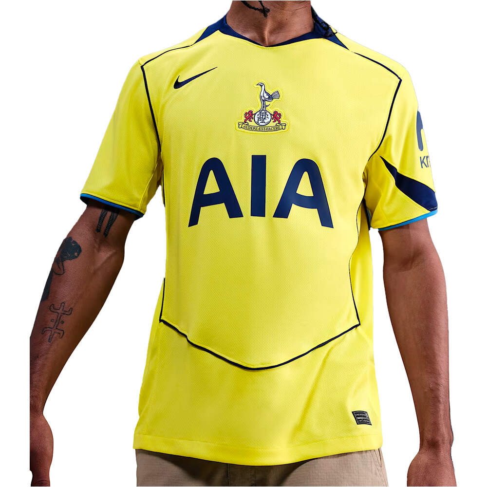 Tottenham 25/26 tercera equipacion camiseta de fútbol oficiales Amarillo (M)