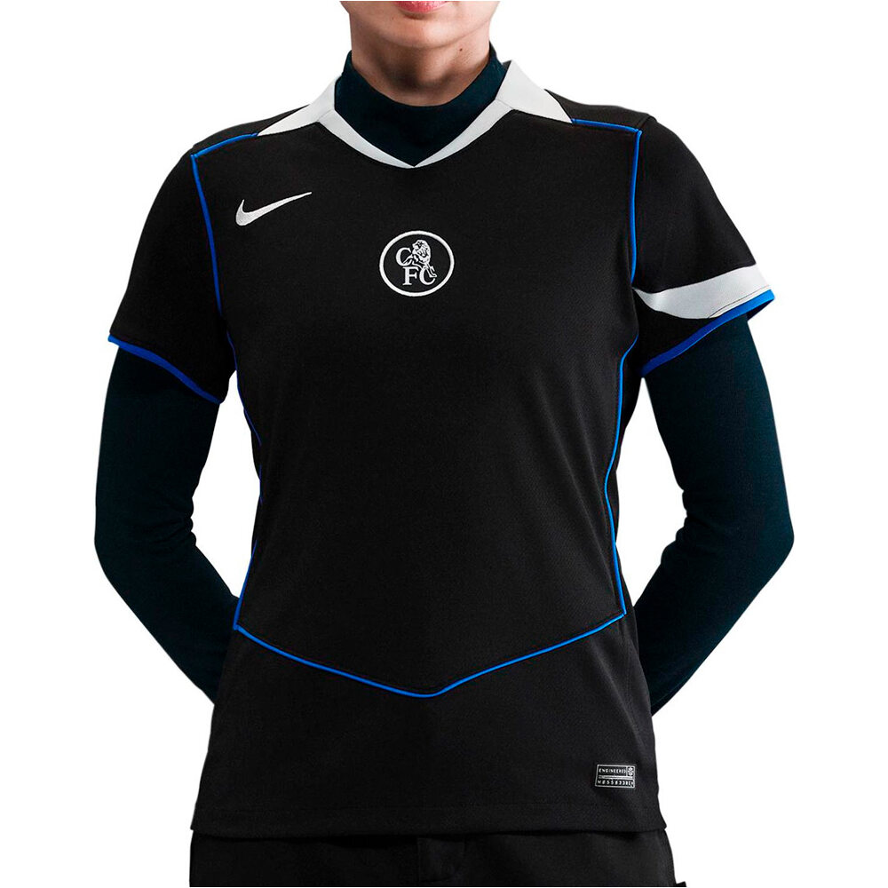 Chelsea 25/26 tercera equipacion camiseta de fútbol oficiales Negro (S)