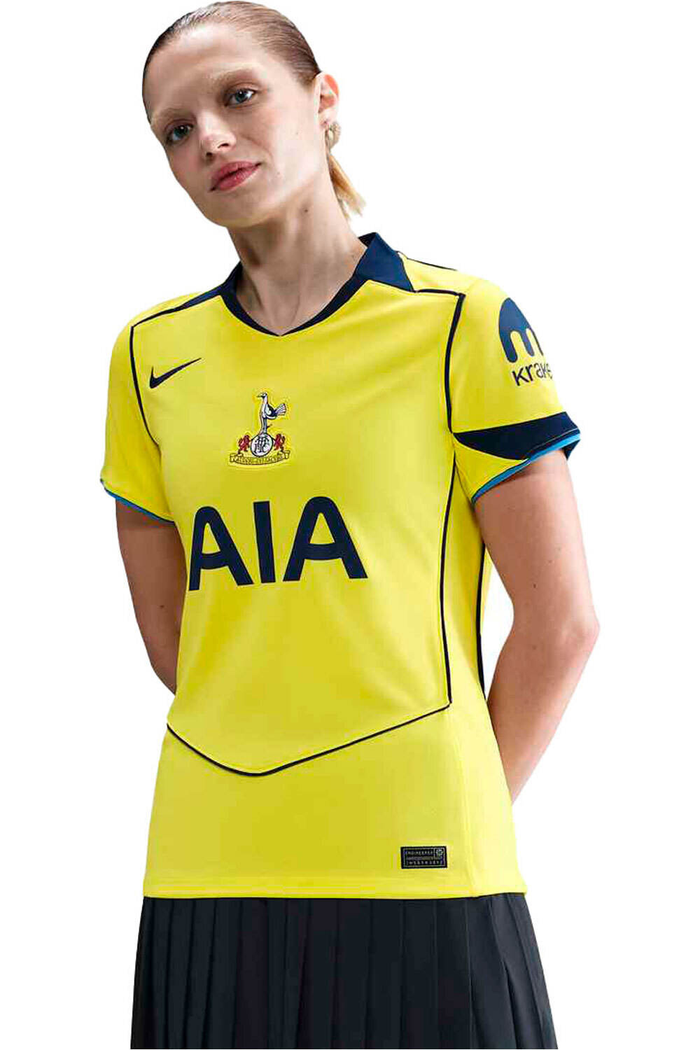 Tottenham 25/26 tercera equipacion mujer camiseta de fĂștbol oficiales Amarillo (S)