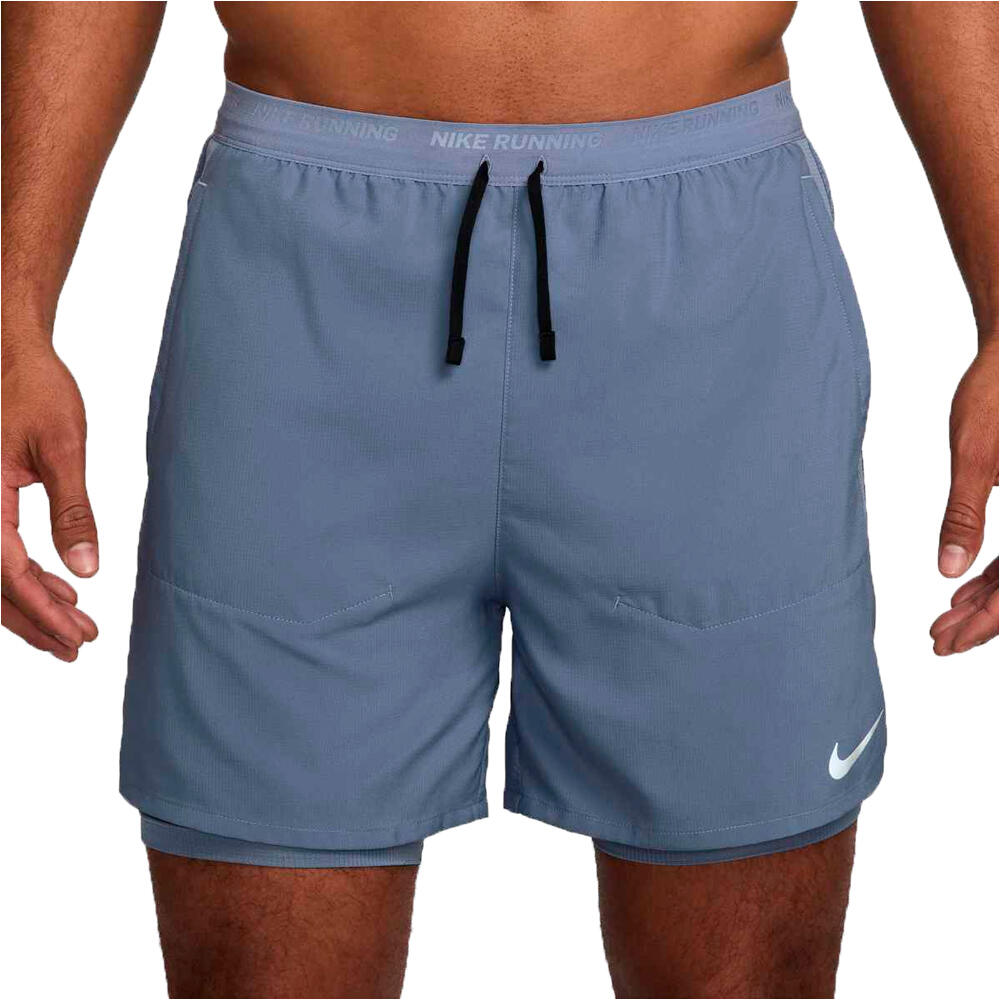 Dri-fit stride pantaloneta técnica hombre Azul (XL)