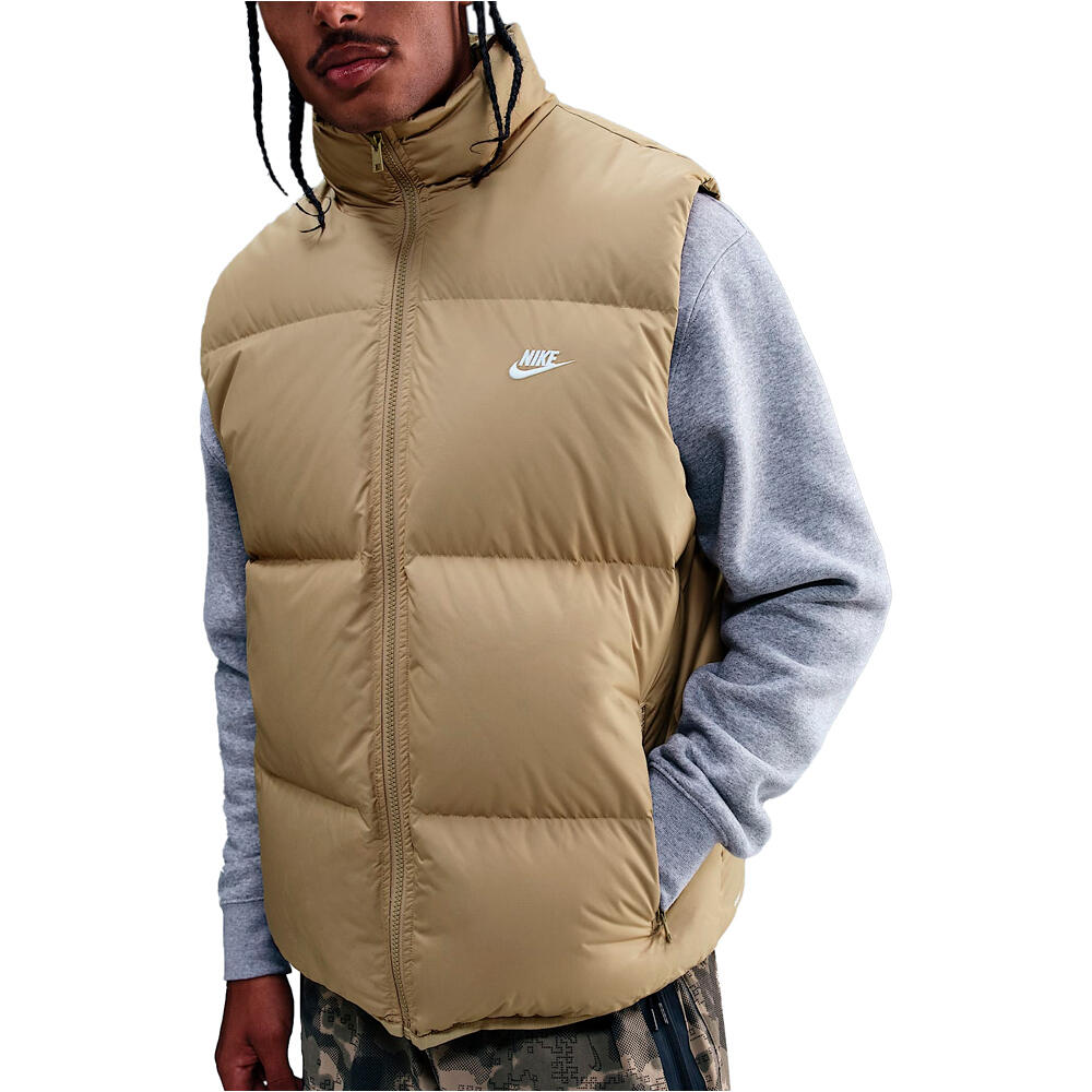 Sportswear club therma-fit chalecos hombre Beige (XL)