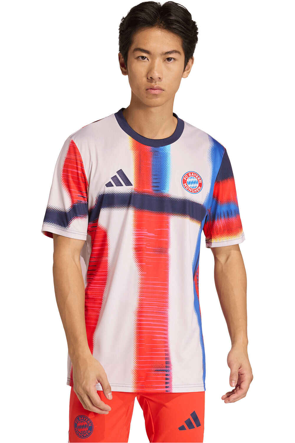 Bayern de munich 25/26 prematch camiseta de fútbol oficiales (XS)