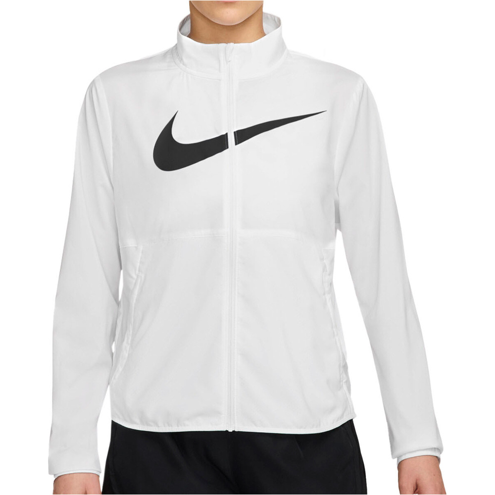 Dri-fit tempo swoosh CHAQUETA RUNNING MUJER Blanco (L)