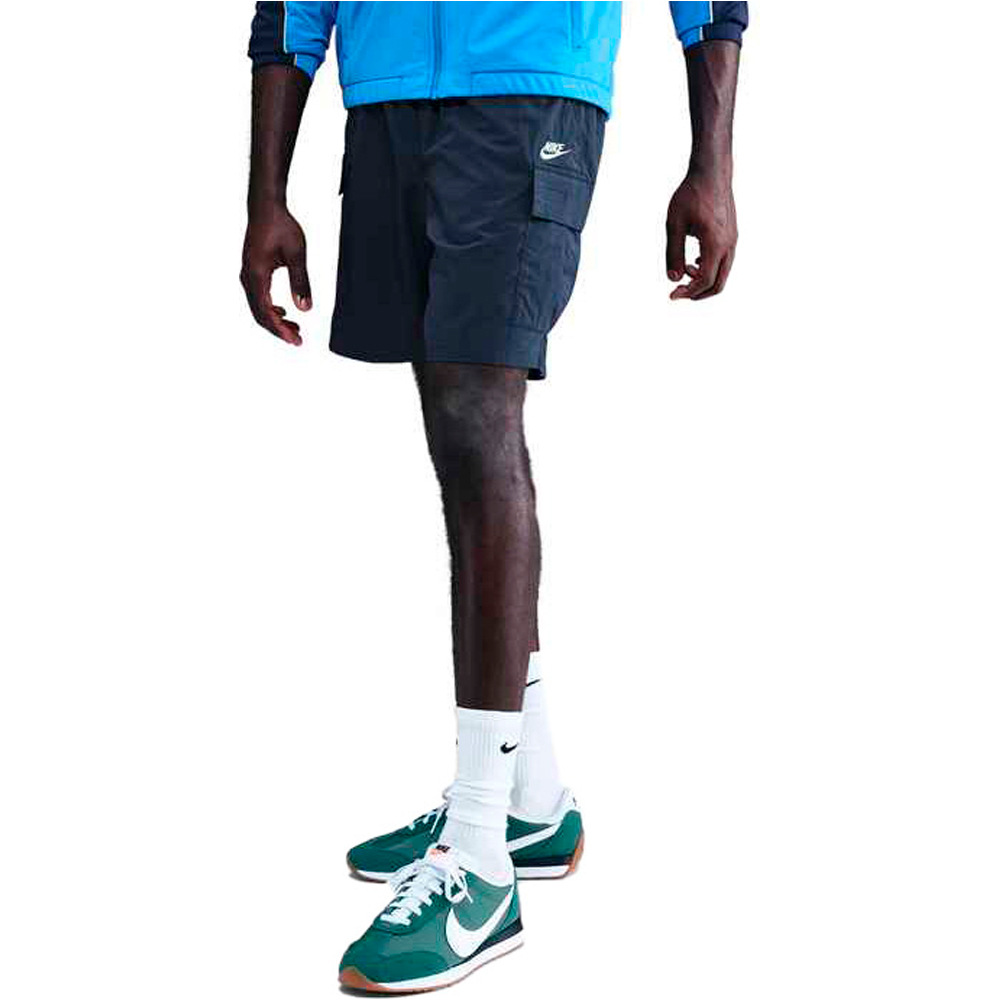 Nike club bermudas hombre Gris (XS)