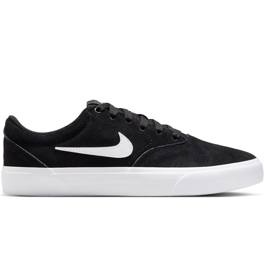 Charge suede zapatilla moda mujer Negro (39)