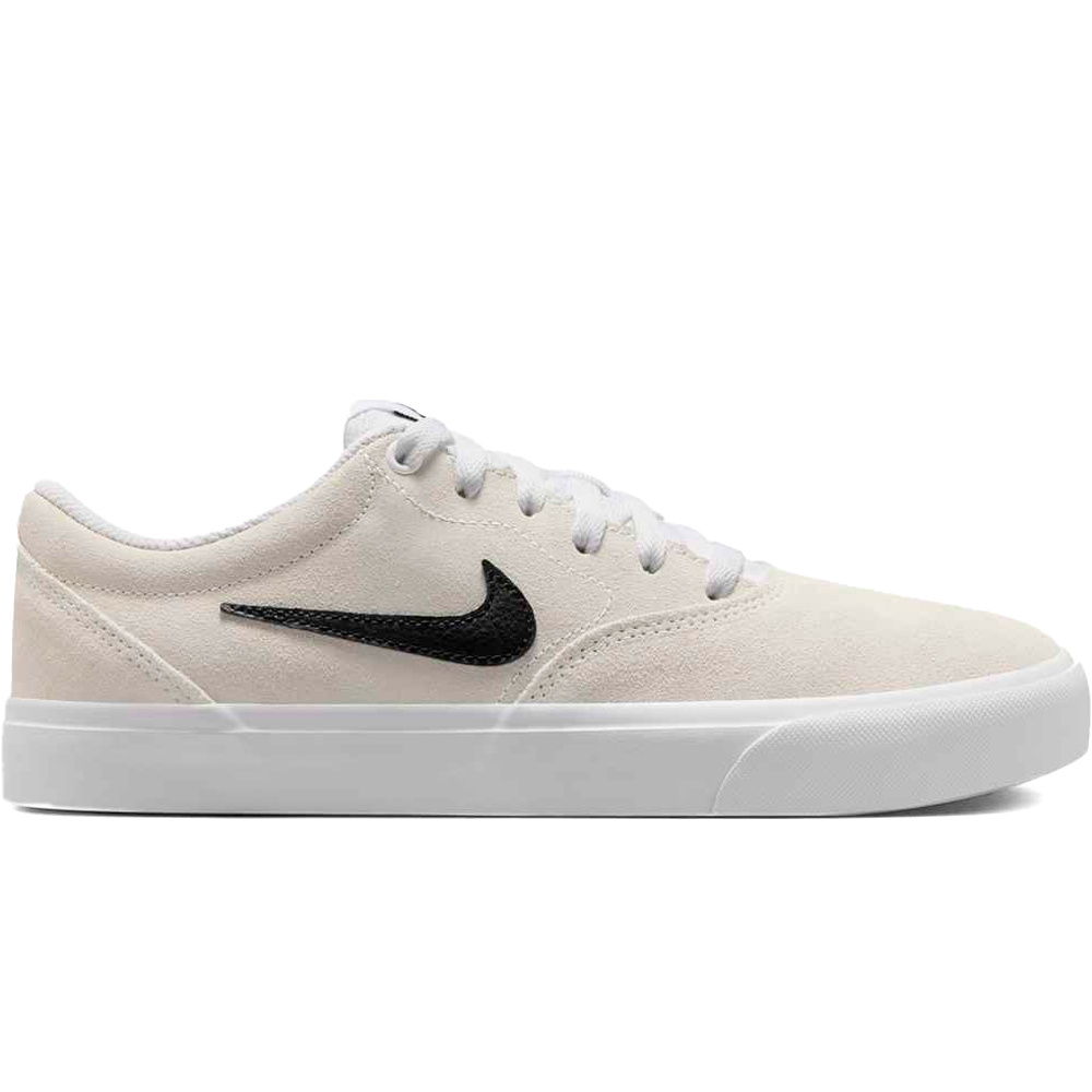 Charge suede zapatilla moda mujer Blanco (38,5)