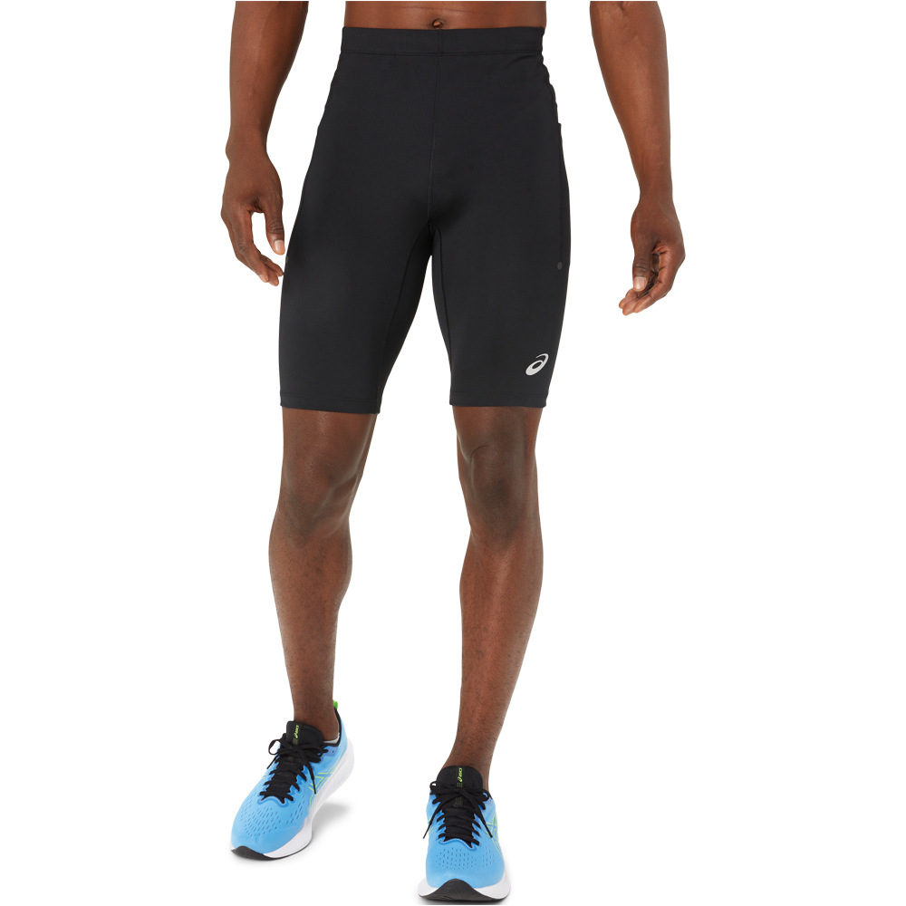 Road sprinter malla corta running hombre Negro (S)