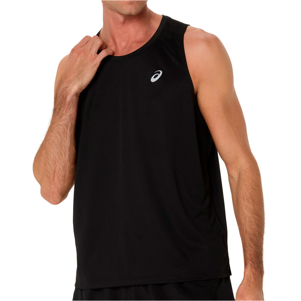 Core camiseta entrenamiento tirantes hombre Negro (M)