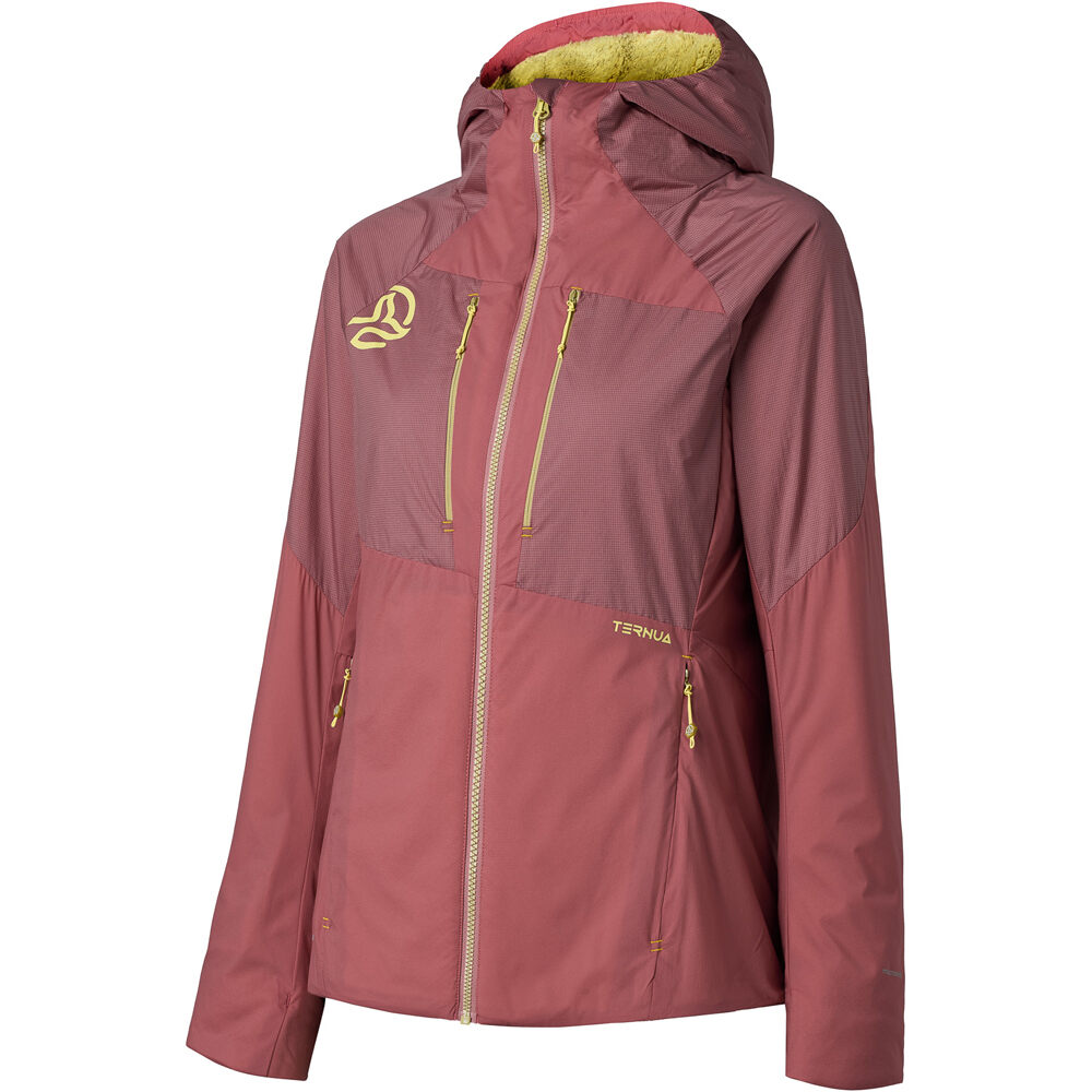 Kimoa chaqueta softshell mujer Granate (M)