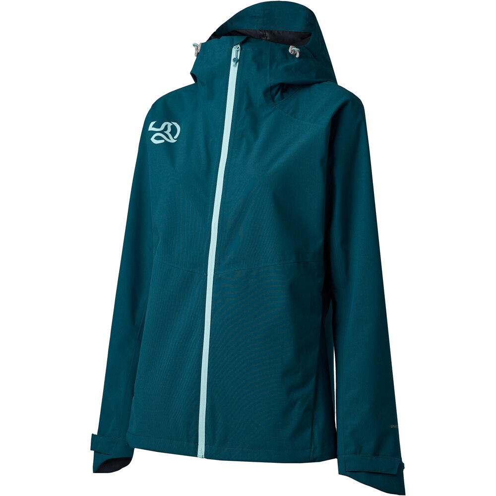 Valdur chaqueta impermeable mujer Azul (XXL)