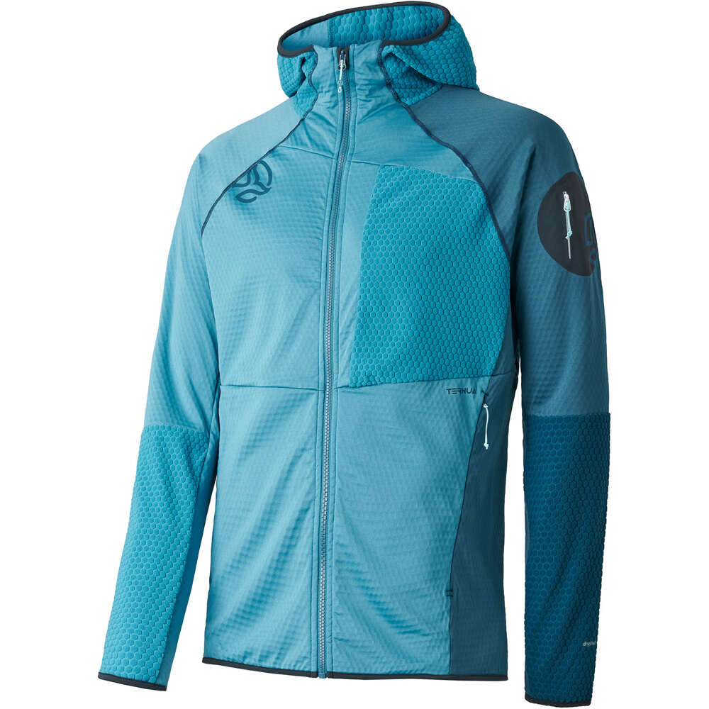 Ragger hood forro polar hombre Azul (XXL)