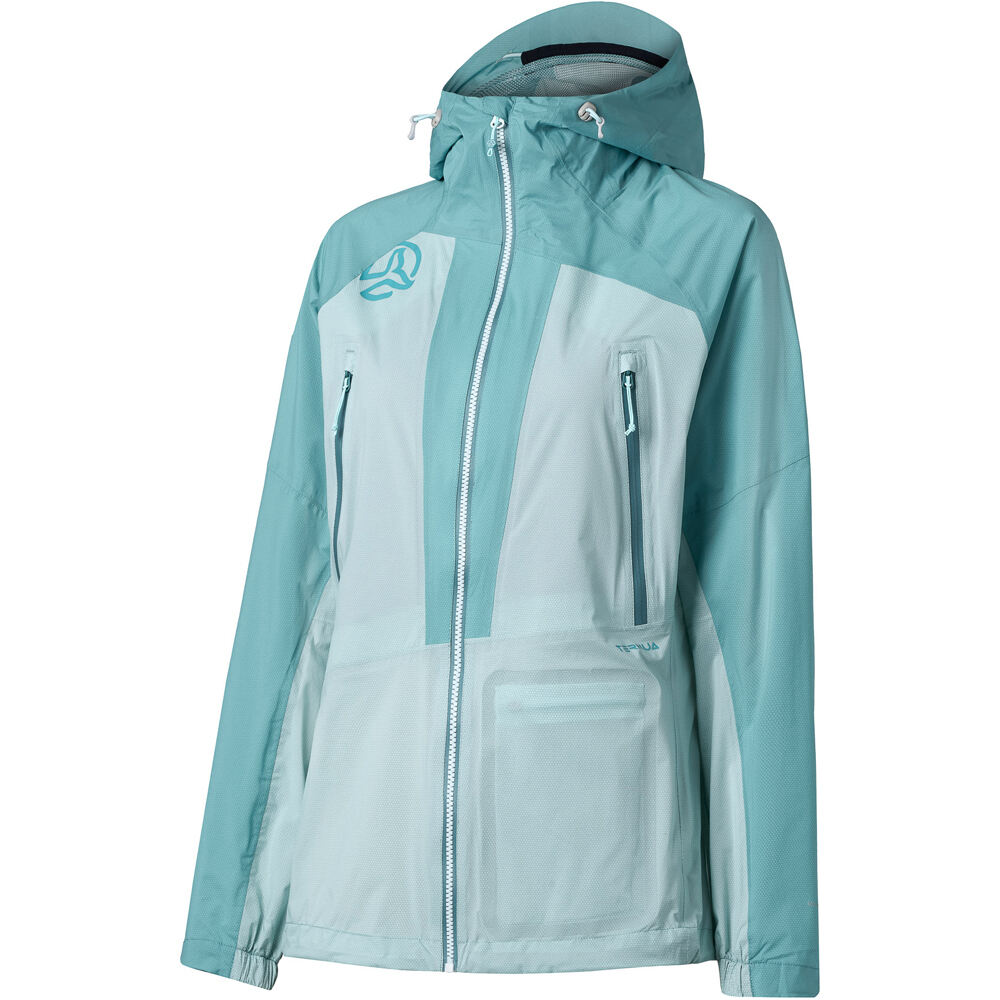 Kars 20 chaqueta impermeable mujer Verde (M)