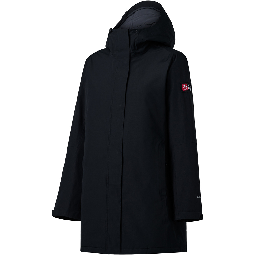 Amarok chaqueta impermeable mujer Negro (S)