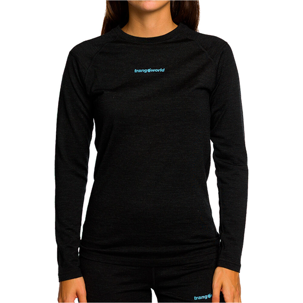 Trango trx2 wool wm evo camiseta térmica manga larga mujer