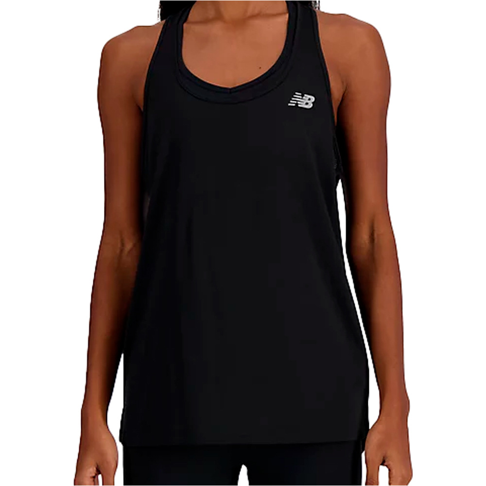 Sport essentials camiseta técnica tirantes mujer Negro (M)