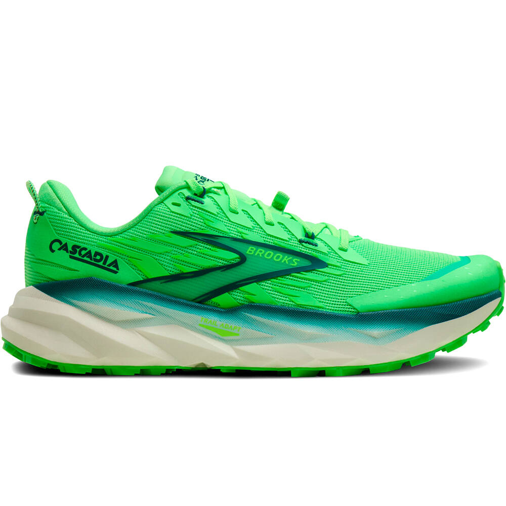 Cascadia 19 zapatillas trail hombre Verde (40)