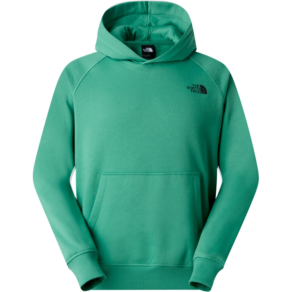 Raglan box sudadera hombre Verde (M)