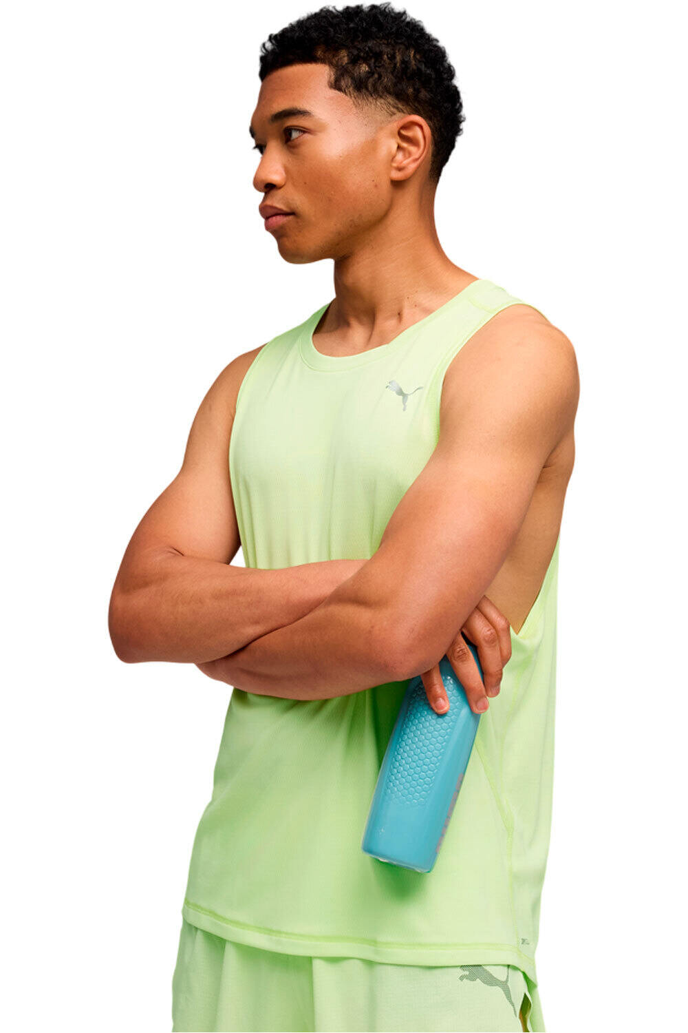 Run velocity camiseta técnica manga corta hombre Lila
