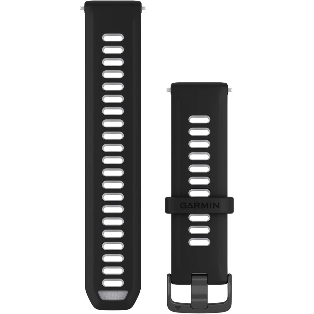 Garmin correa quick release negra/blanca 22mm correas de relojes deportivos