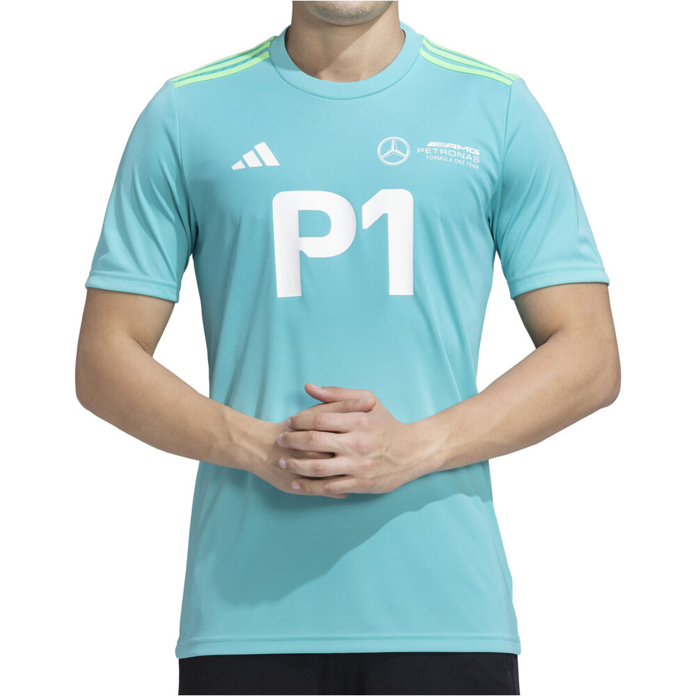 Mercedes-amg petronas f1 team winner camiseta manga corta hombre Azul (XS)
