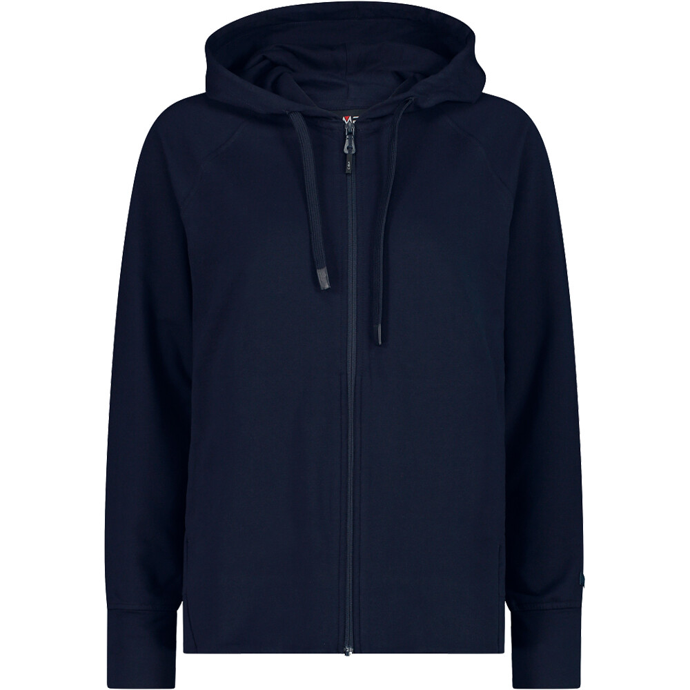 Woman co jacket fix hood sudadera mujer Marino (38)