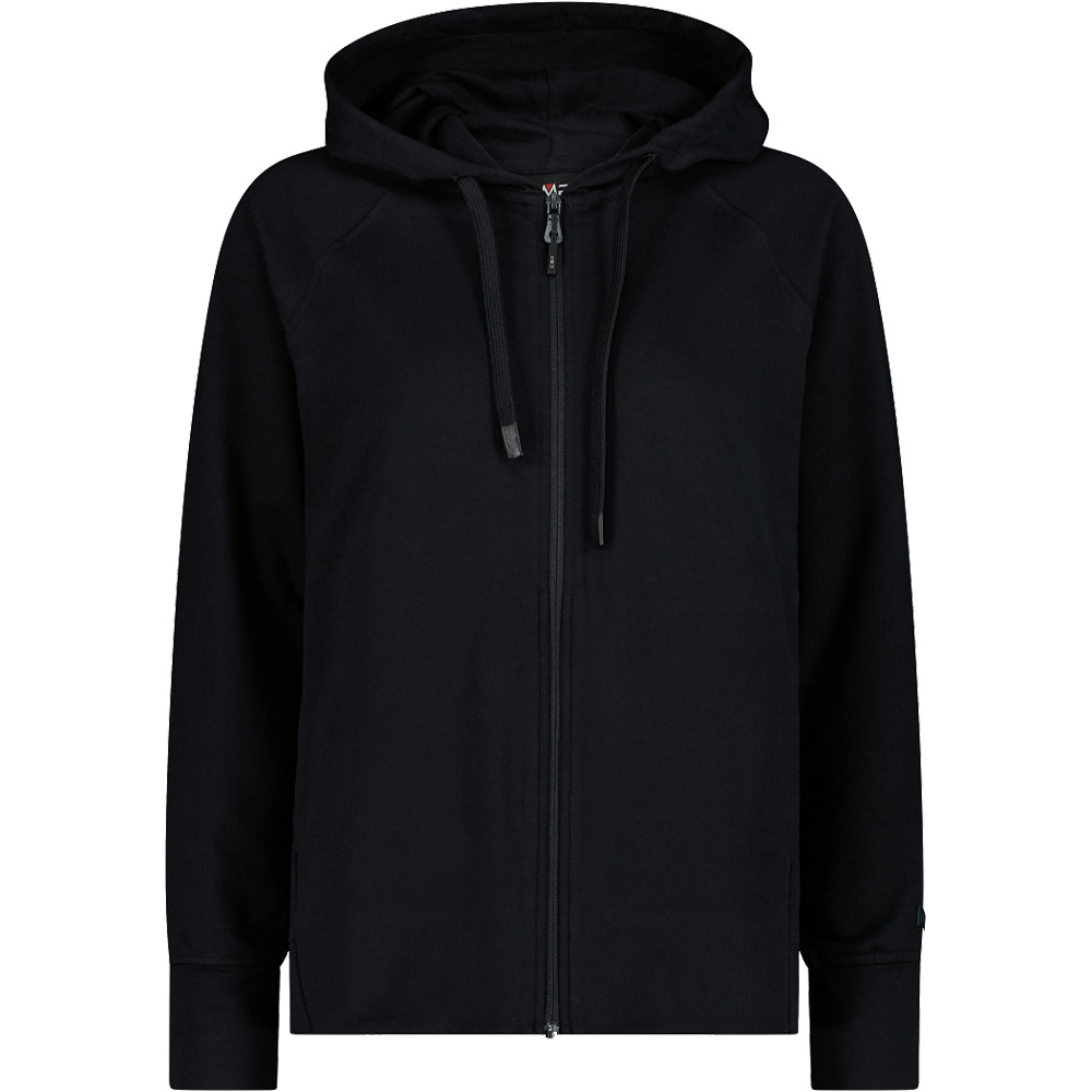 Woman co jacket fix hood sudadera mujer Negro (42)