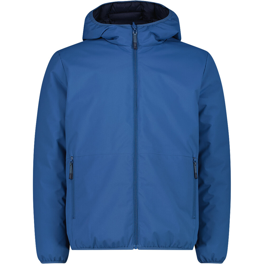 Man reverse jacket fix hood chaqueta outdoor hombre Azul (54)