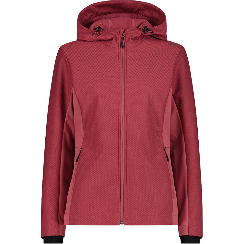 Cmp woman jacket fix hood chaqueta softshell mujer