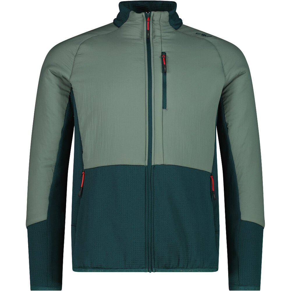 Kildar man jacket hybrid forro polar hombre Verde (52)