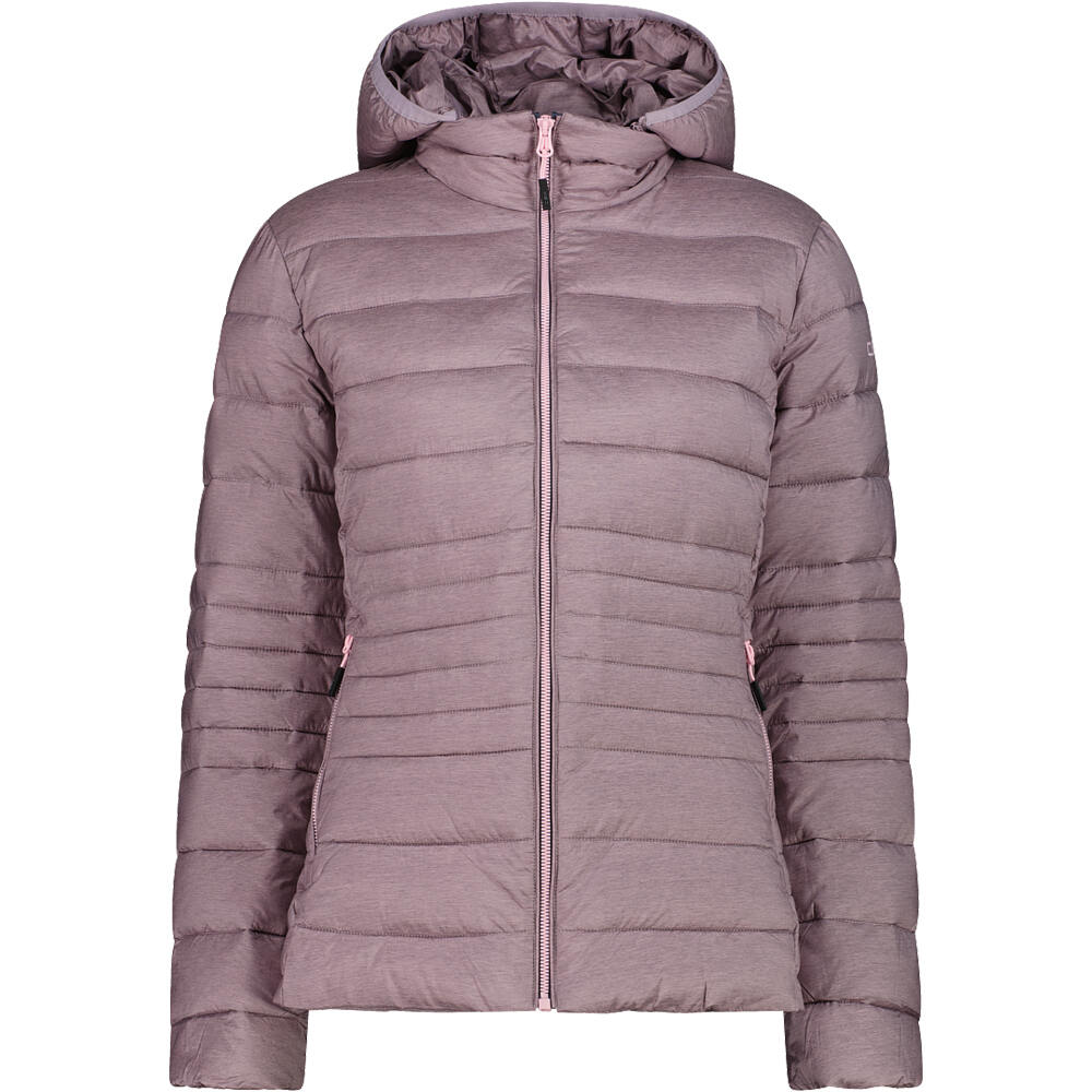 Woman jacket zip hood chaqueta outdoor mujer Rosa (36)