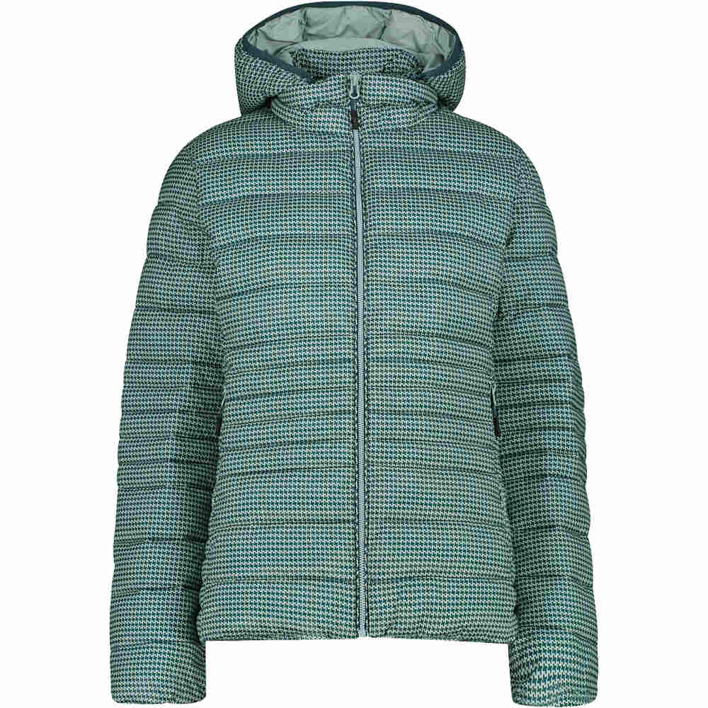 Woman jacket zip hood chaqueta outdoor mujer Verde (40)
