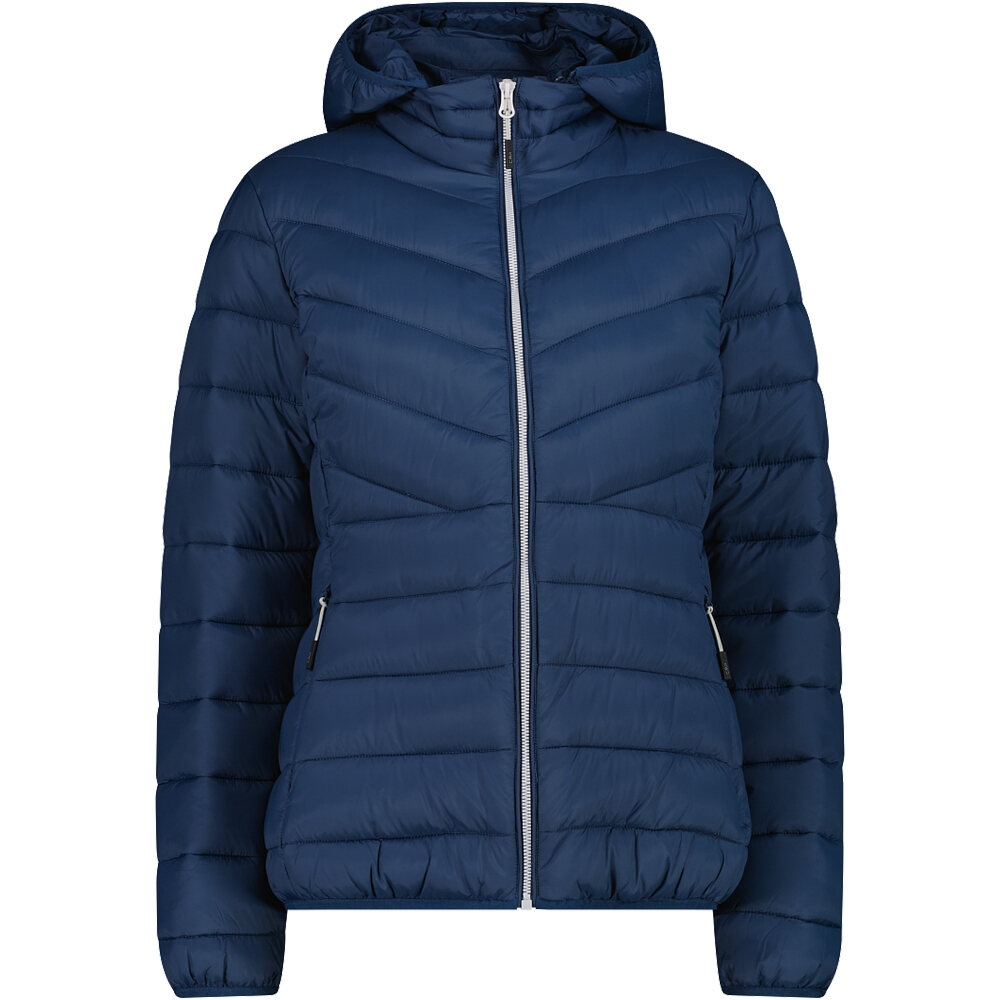 Woman jacket zip hood chaqueta outdoor mujer Azul (42)
