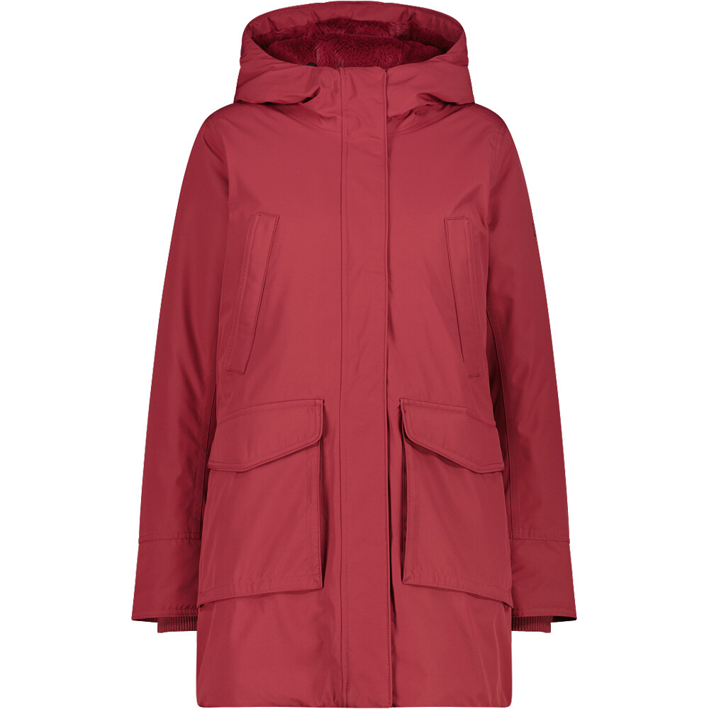 Woman parka fix hood chaqueta outdoor mujer Rosa (38)