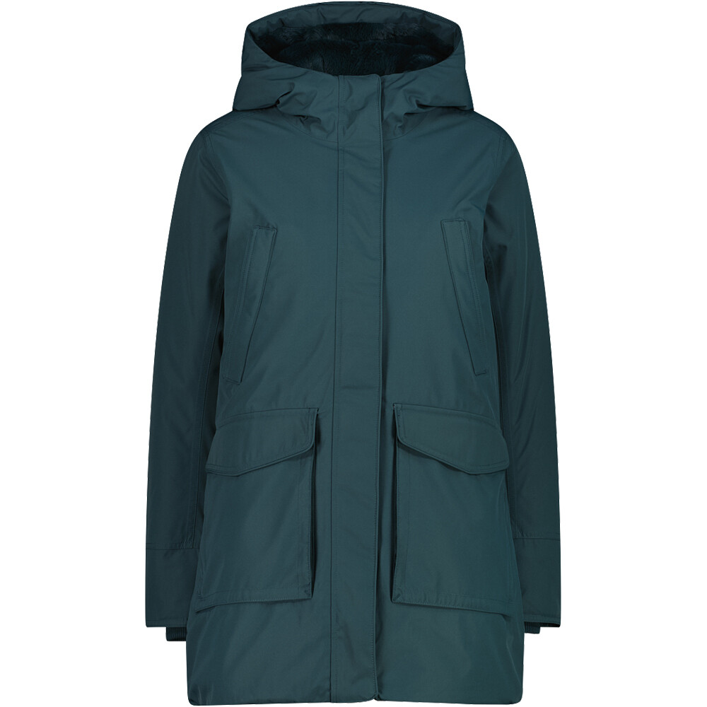 Cmp woman parka fix hood chaqueta outdoor mujer