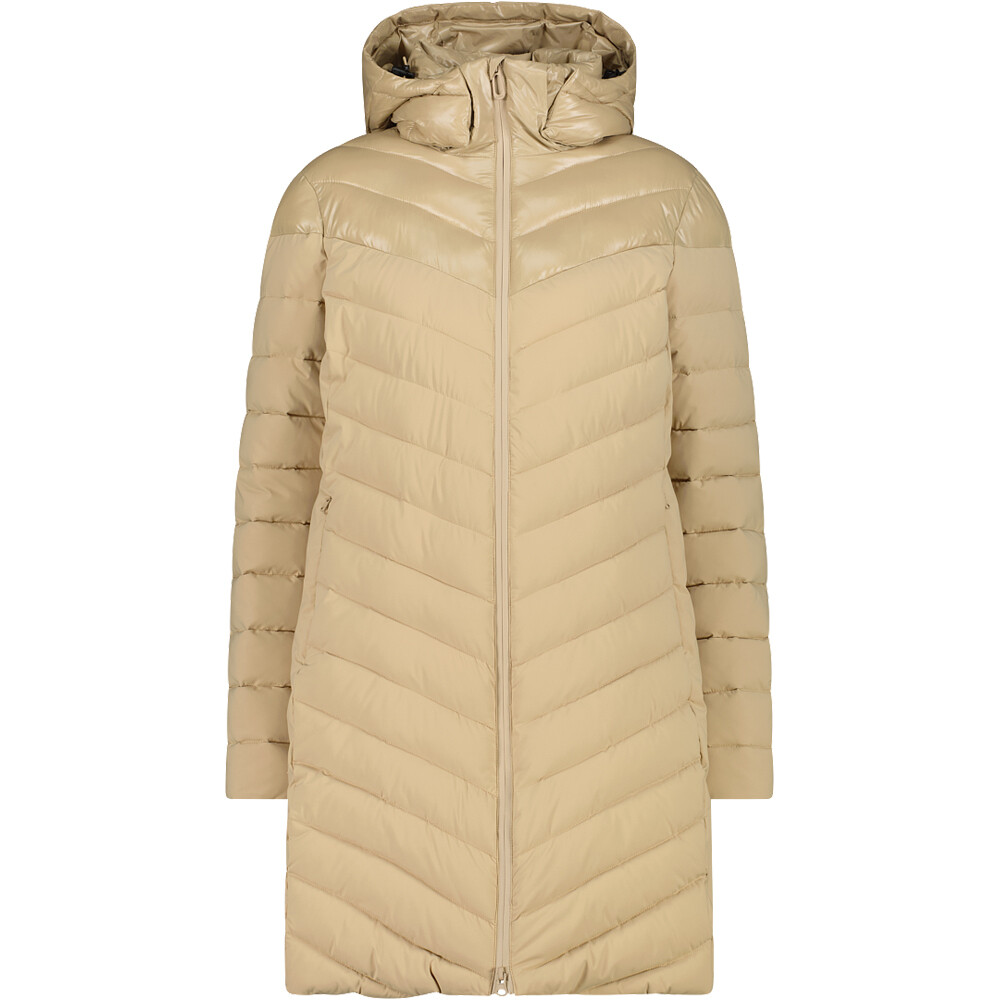 Woman coat snaps hood chaqueta outdoor mujer Marron (42)