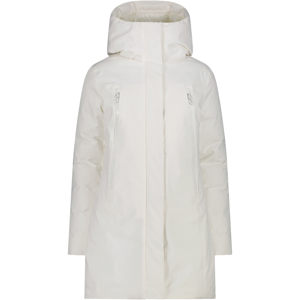 Woman coat fix hood chaqueta outdoor mujer Beige (44)