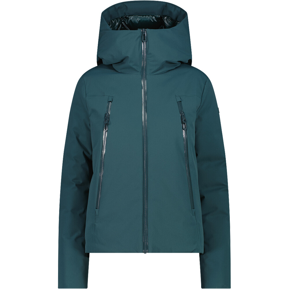 Woman jacket fix hood chaqueta outdoor mujer Verde (46)