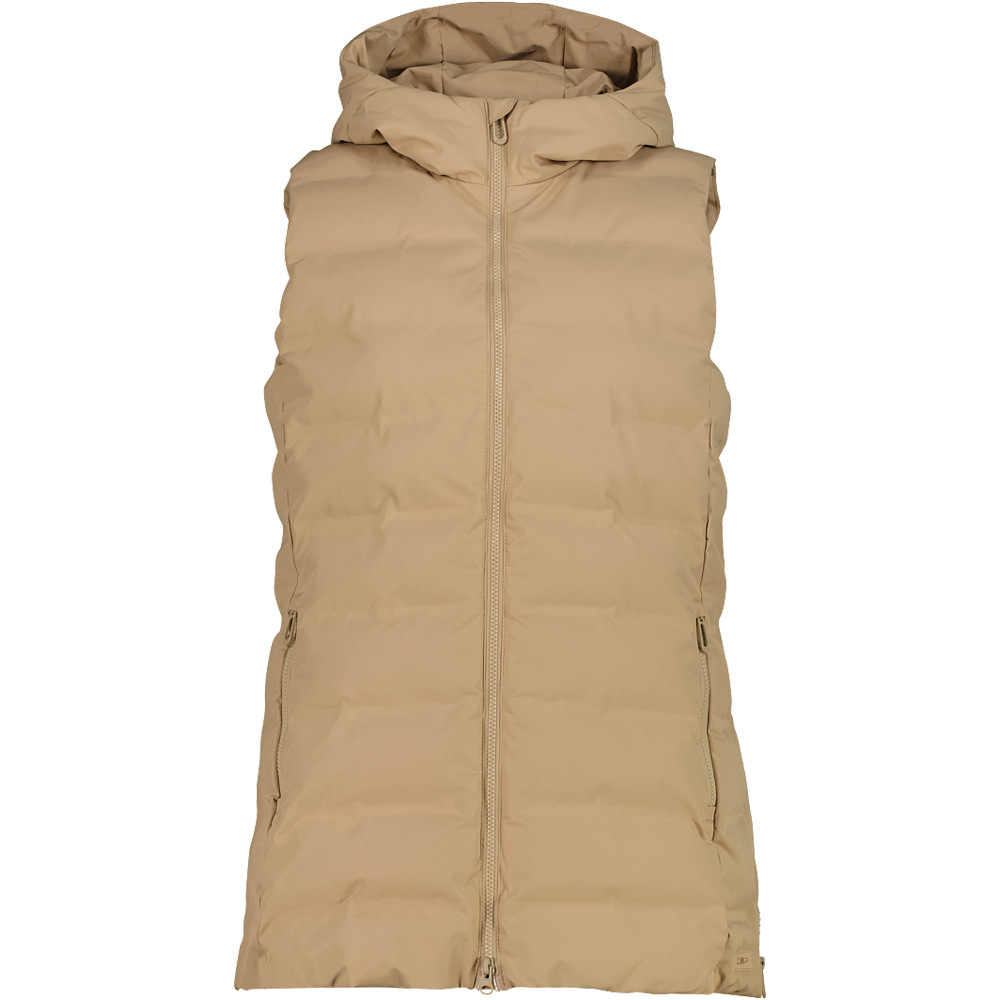 Woman vest fix hood chaleco outdoor mujer Marron (38)
